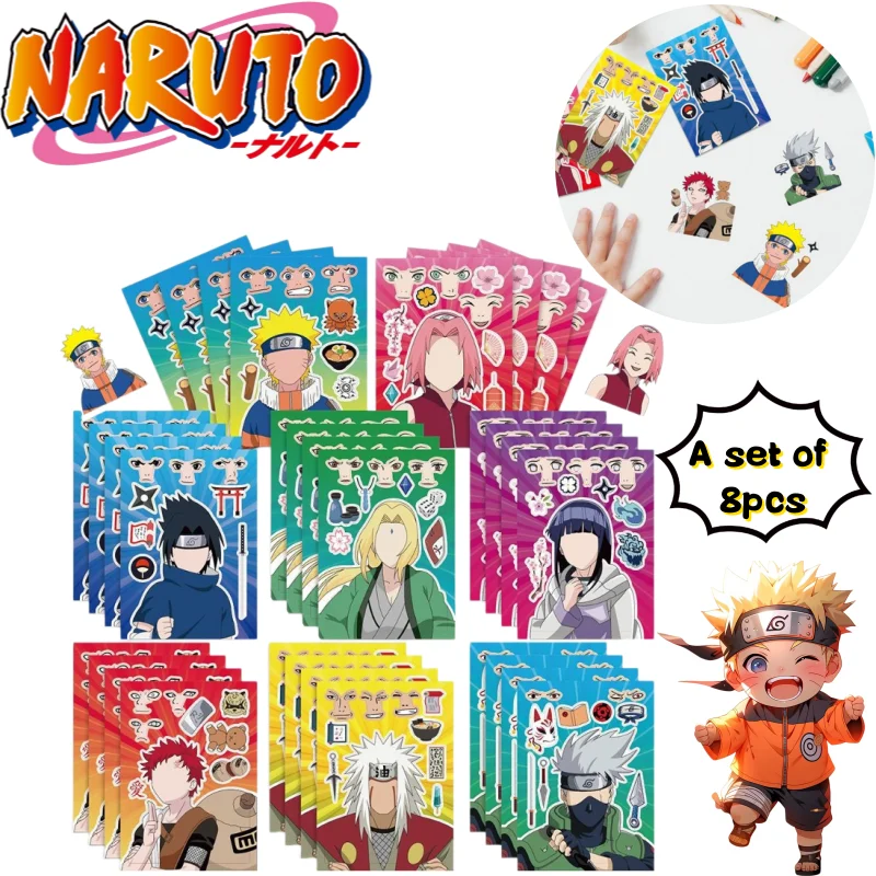 Printer Paper - Stiker Naruto Uzumaki dan Naruto Hatake